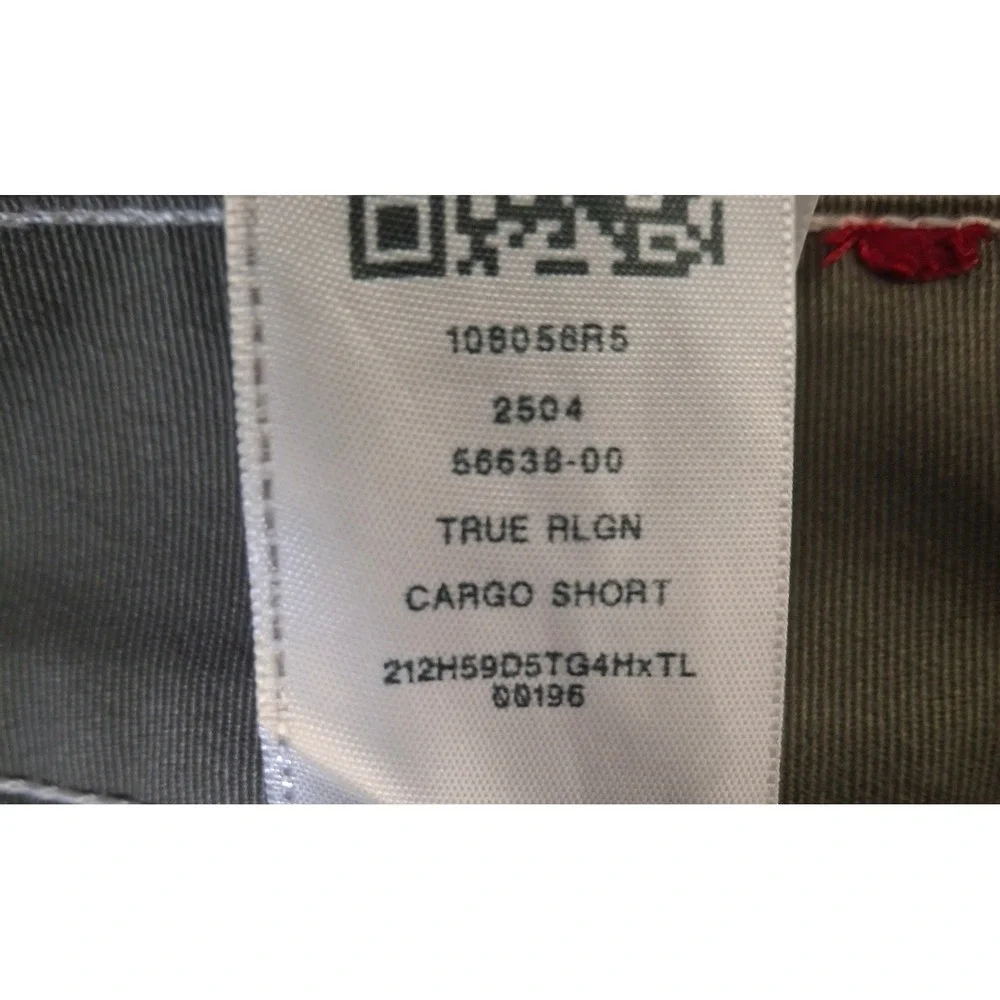 True Religion Cargo Shorts Men's 30 Kalamata Olive Green Contrast Stitch 11